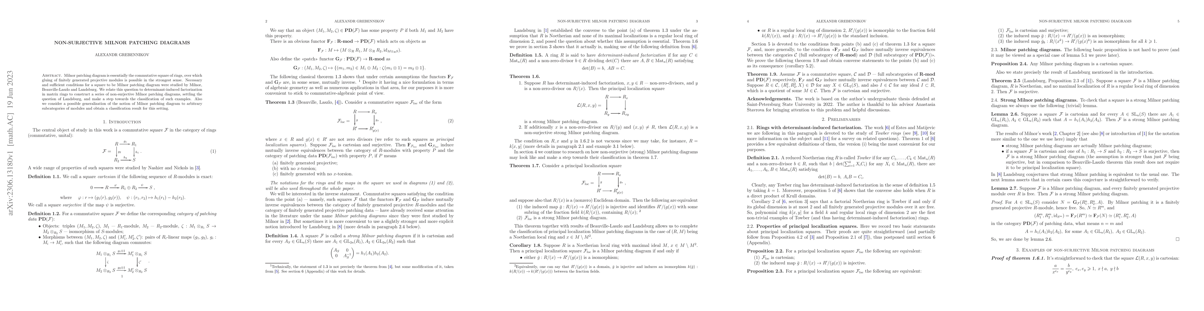 Thumbnail for Non-surjective Milnor patching diagrams