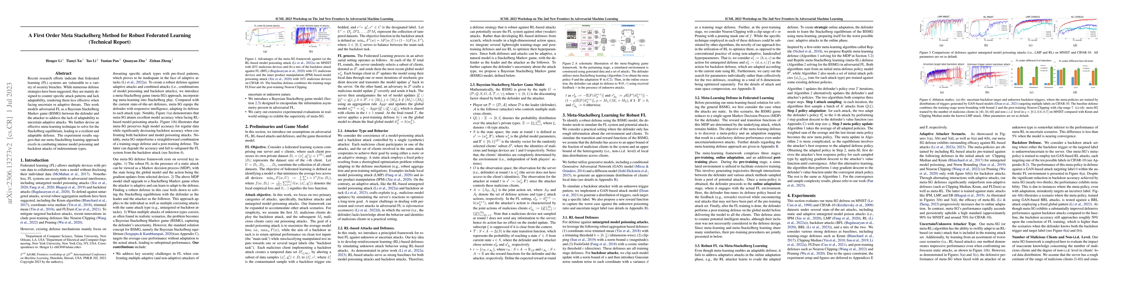 Thumbnail for A First Order Meta Stackelberg Method for Robust Federated Learning
  (Technical Report)