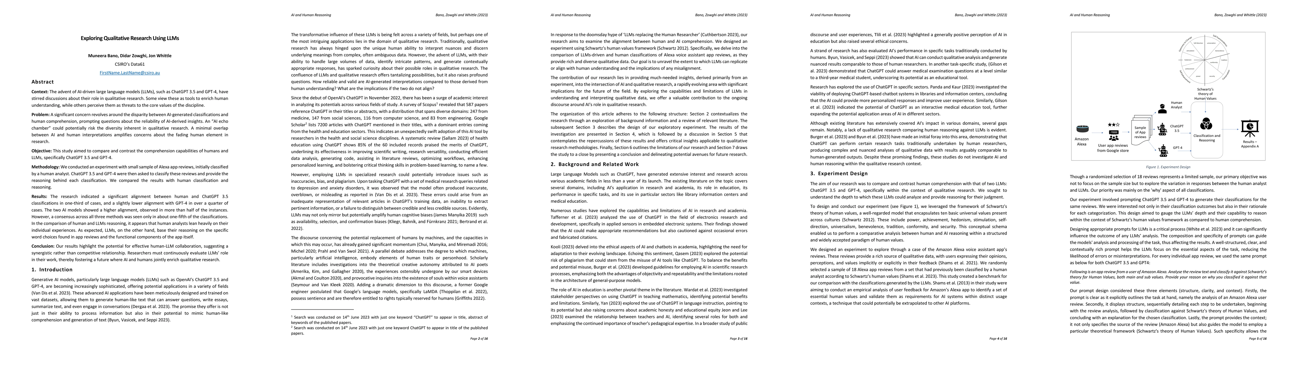 Thumbnail for Exploring Qualitative Research Using LLMs