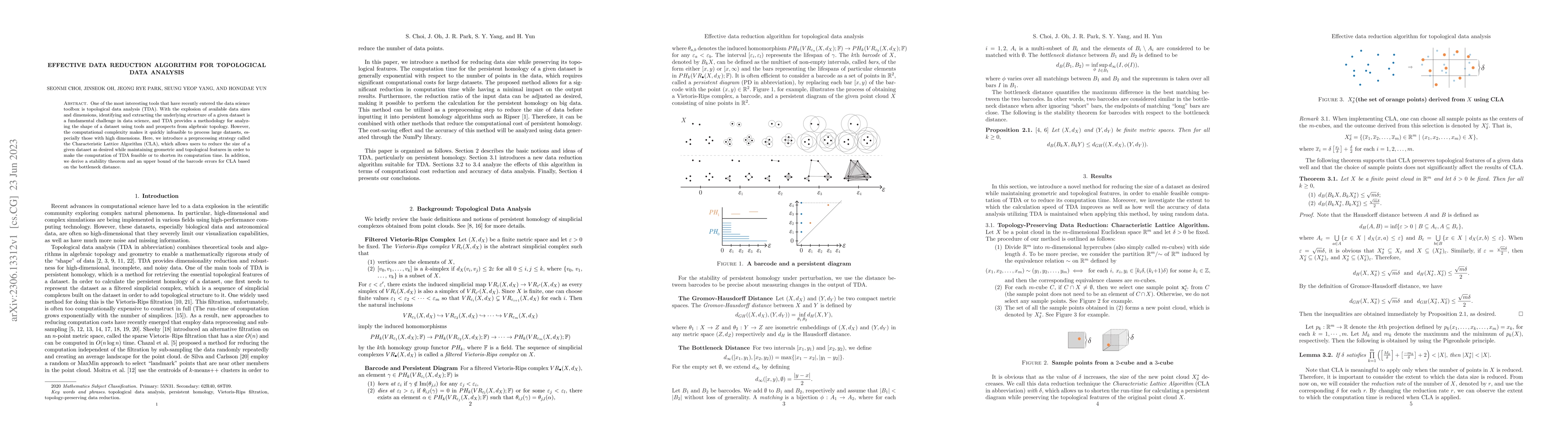 Thumbnail for Effective data reduction algorithm for topological data analysis