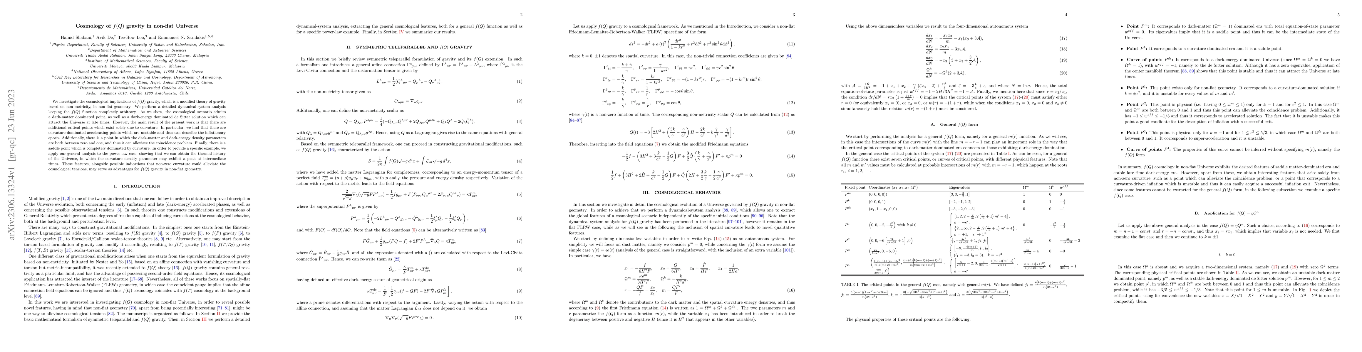 Thumbnail for Cosmology of $f(Q)$ gravity in non-flat Universe