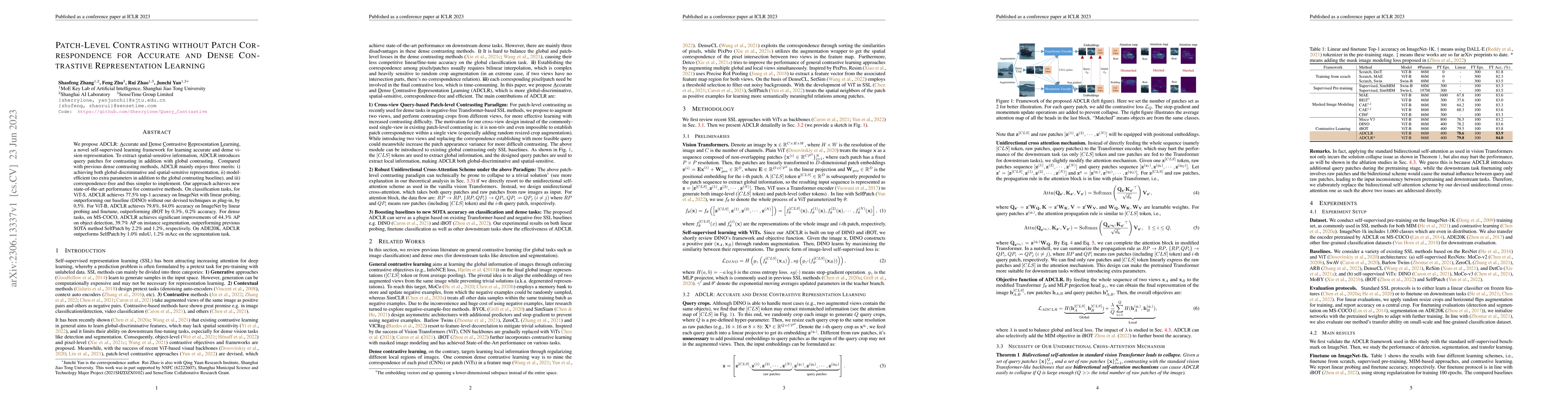 Thumbnail for Patch-Level Contrasting without Patch Correspondence for Accurate and
  Dense Contrastive Representation Learning