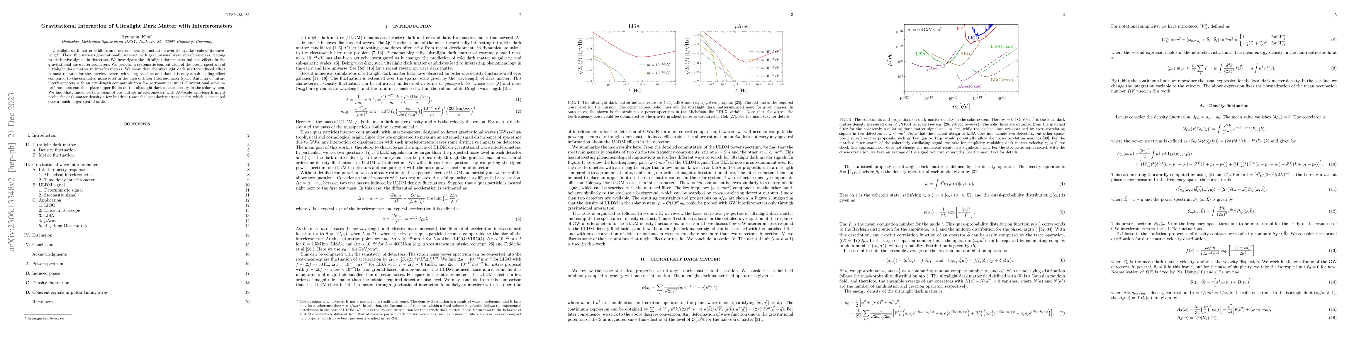 Thumbnail for Gravitational Interaction of Ultralight Dark Matter with Interferometers