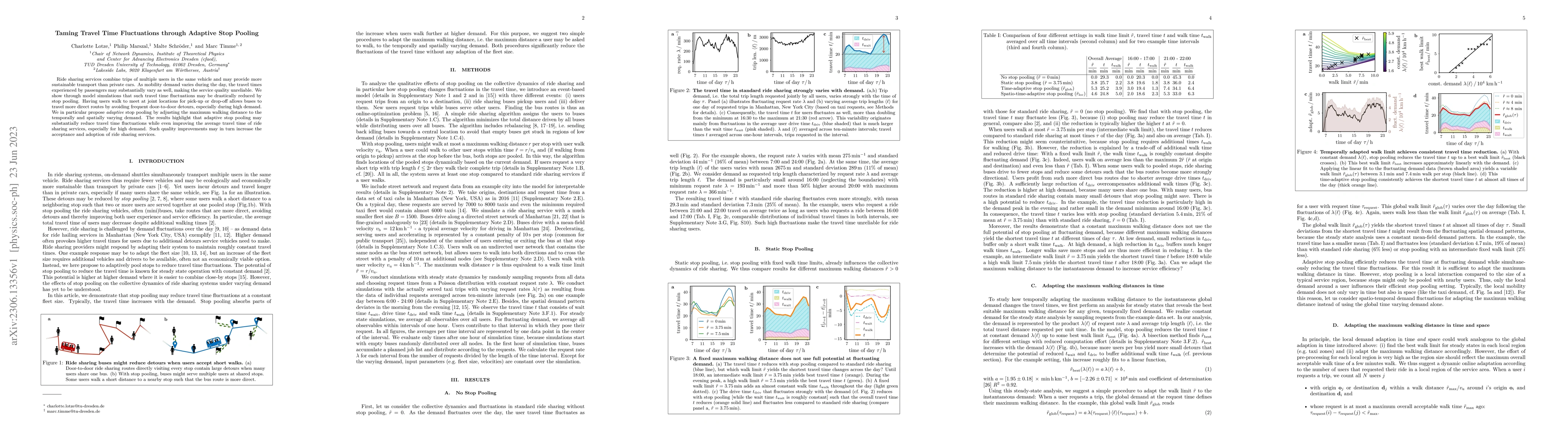 Thumbnail for Taming Travel Time Fluctuations through Adaptive Stop Pooling