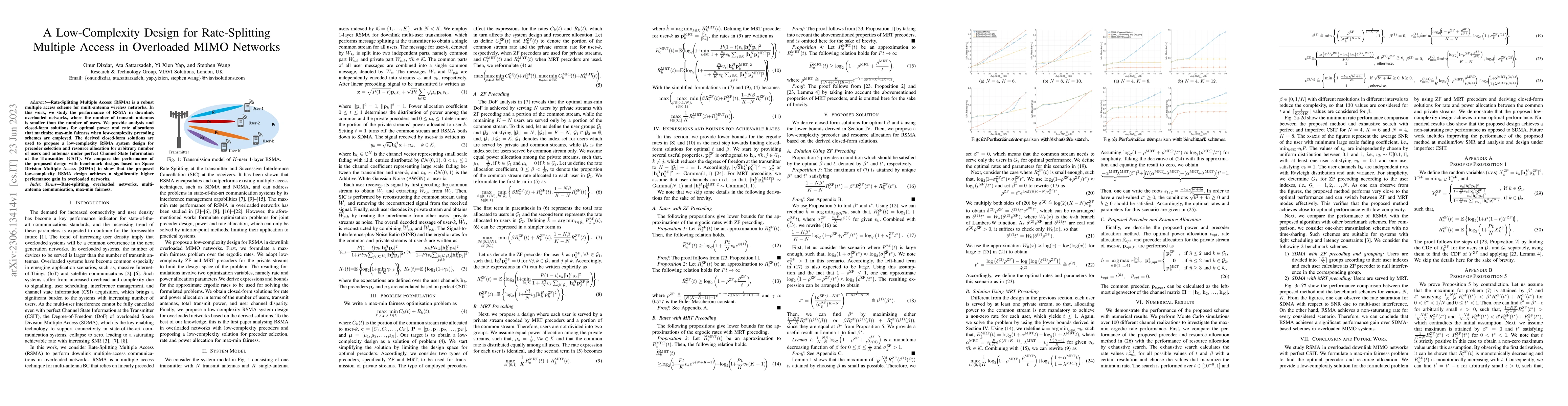 Thumbnail for A Low-Complexity Design for Rate-Splitting Multiple Access in Overloaded
  MIMO Networks