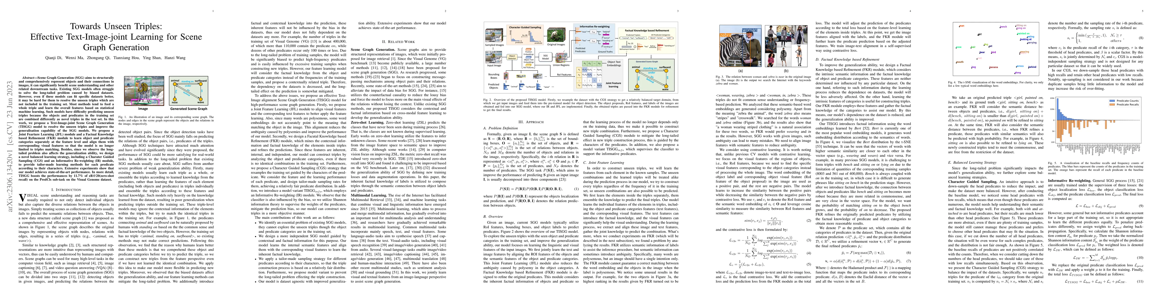 Thumbnail for Towards Unseen Triples: Effective Text-Image-joint Learning for Scene
  Graph Generation