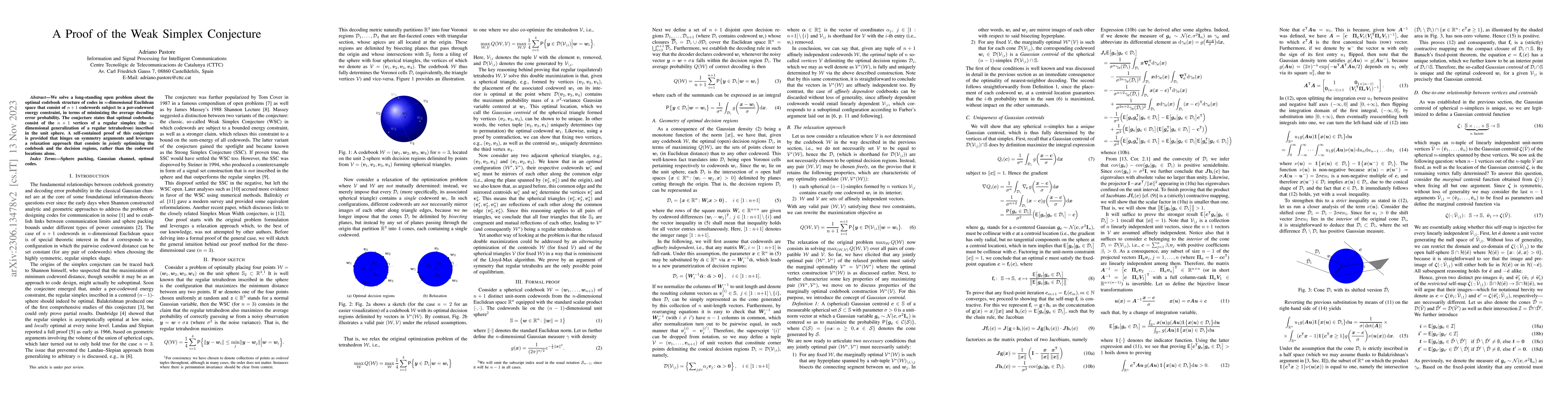 Thumbnail for A Proof of the Weak Simplex Conjecture