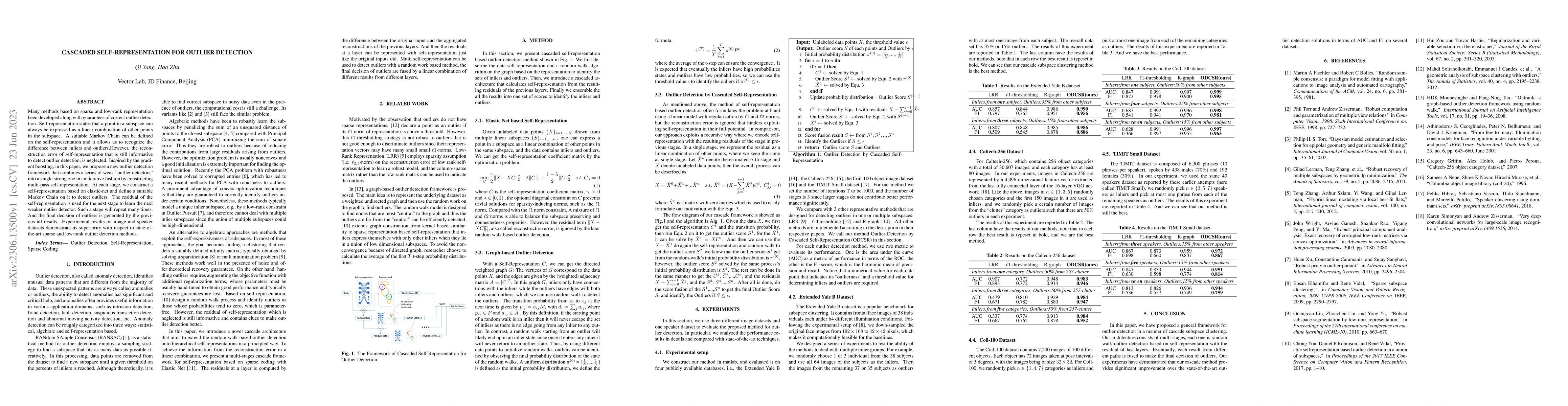 Thumbnail for Cascade Subspace Clustering for Outlier Detection