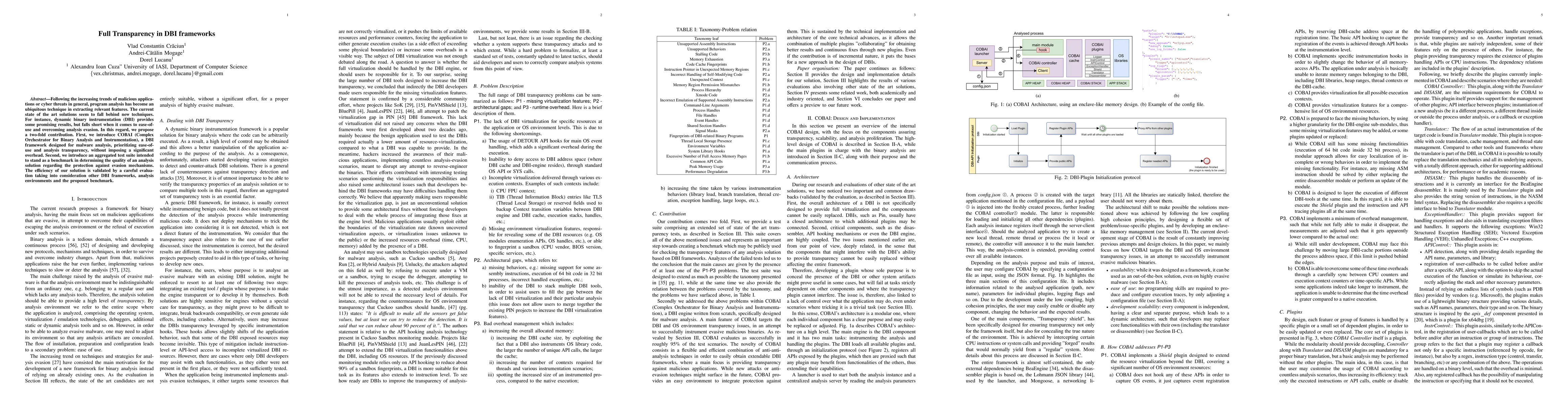 Thumbnail for Full Transparency in DBI frameworks