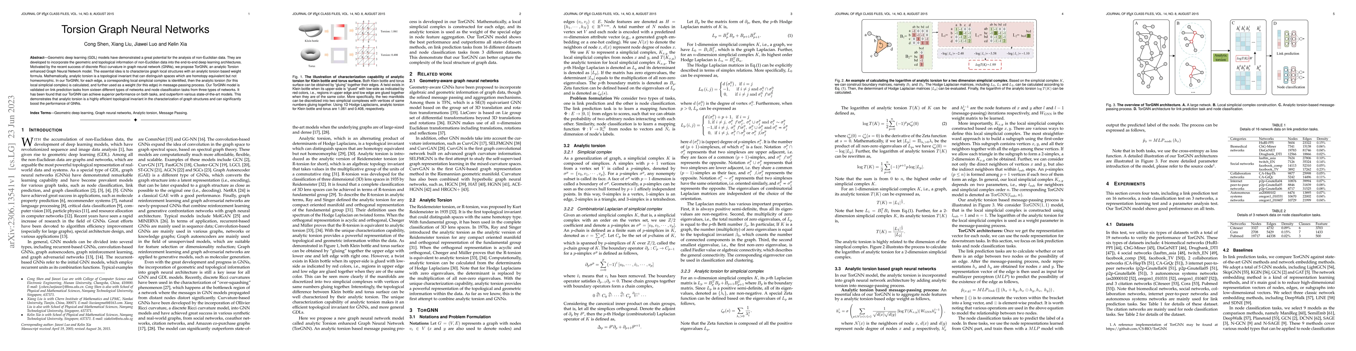 Thumbnail for Torsion Graph Neural Networks