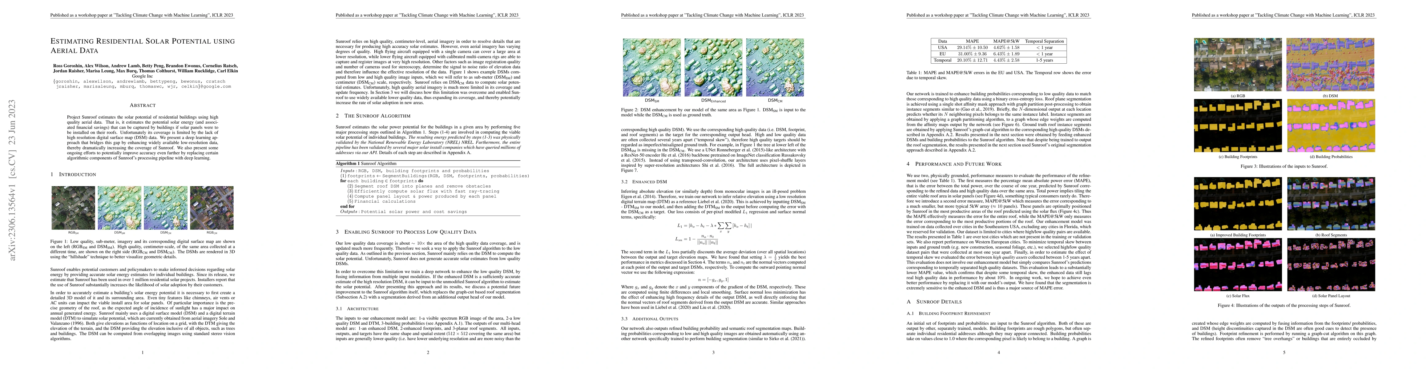 Thumbnail for Estimating Residential Solar Potential Using Aerial Data