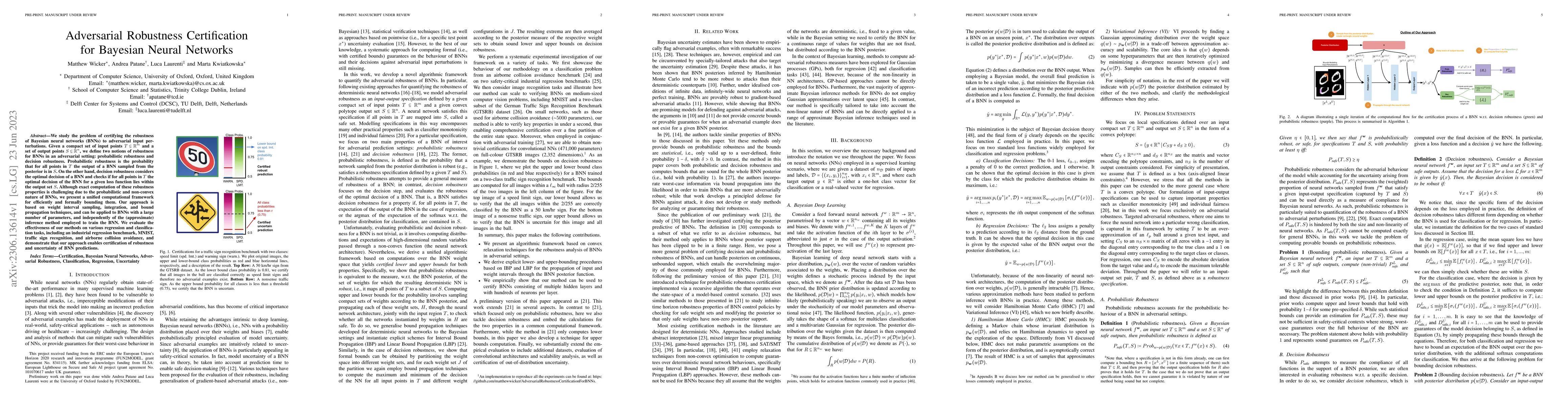 Thumbnail for Adversarial Robustness Certification for Bayesian Neural Networks