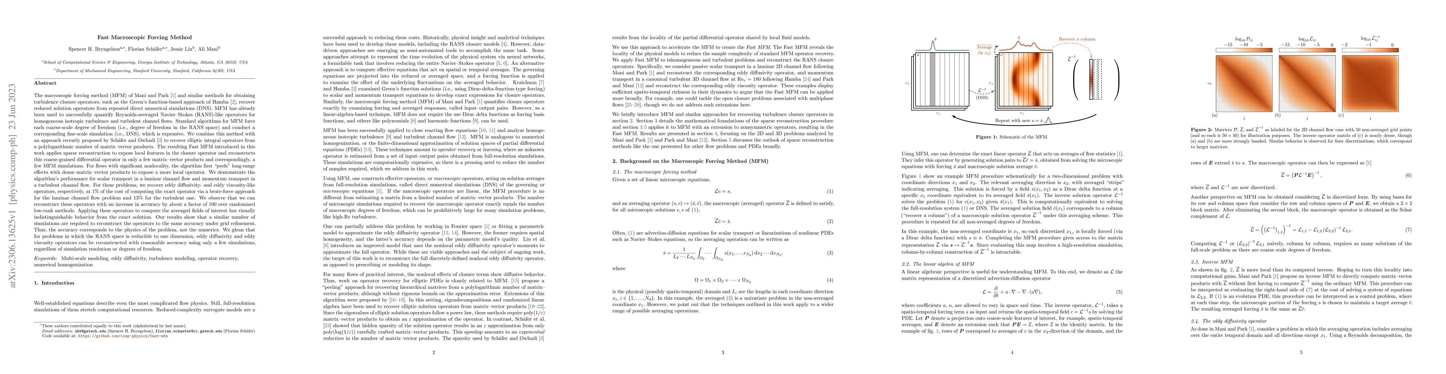 Thumbnail for Fast Macroscopic Forcing Method