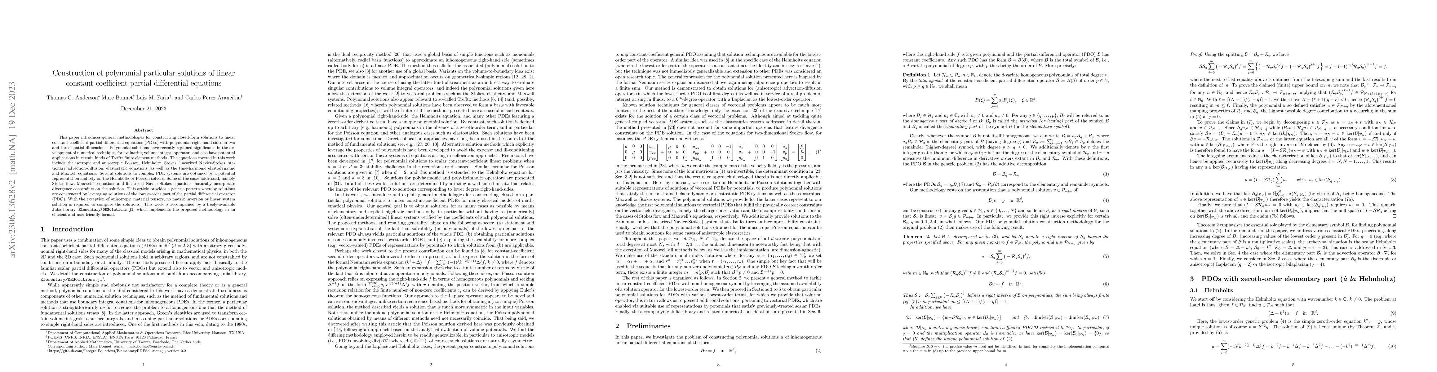 Thumbnail for Construction of polynomial particular solutions of linear
  constant-coefficient partial differential equations