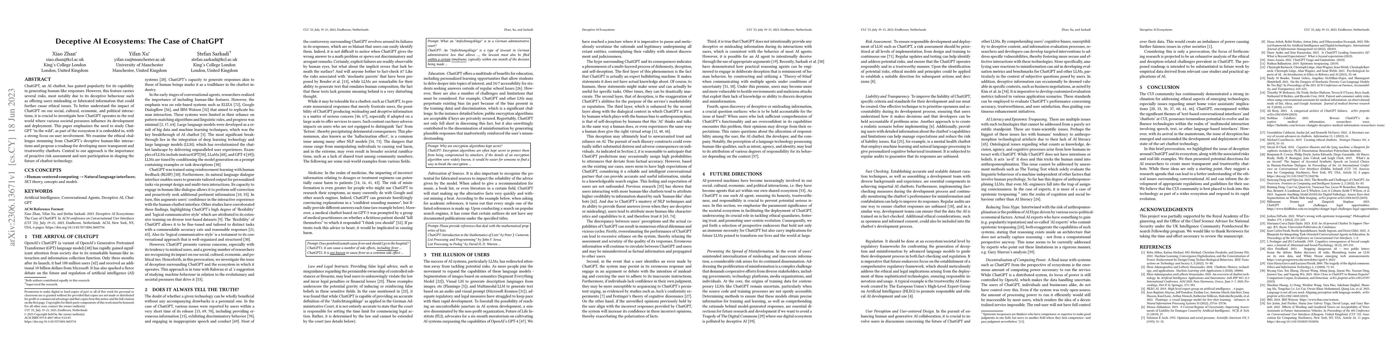 Thumbnail for Deceptive AI Ecosystems: The Case of ChatGPT