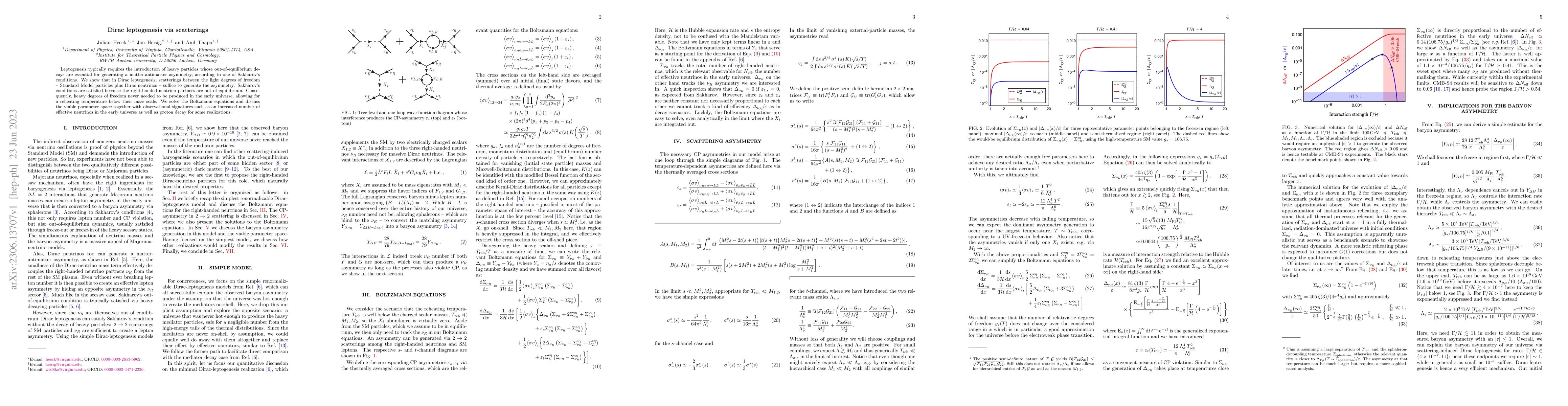 Thumbnail for Dirac leptogenesis via scatterings