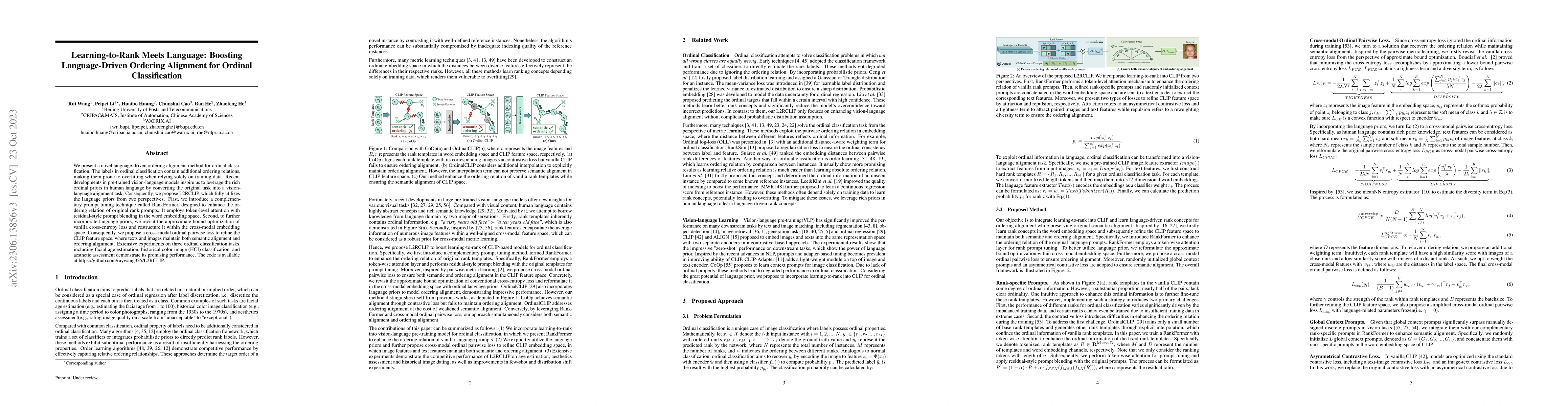 Thumbnail for Learning-to-Rank Meets Language: Boosting Language-Driven Ordering
  Alignment for Ordinal Classification