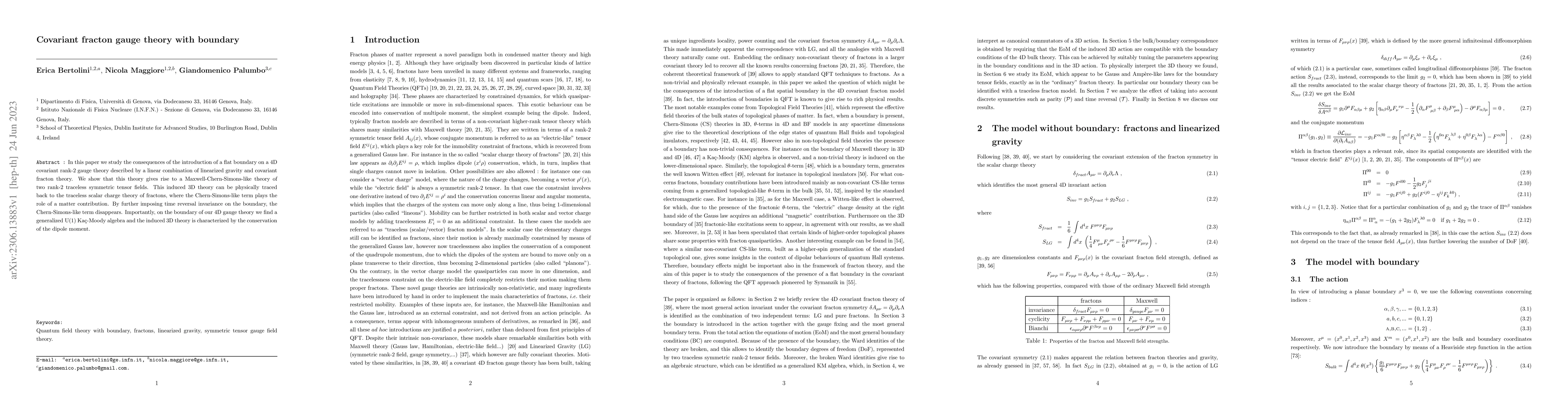 Thumbnail for Covariant fracton gauge theory with boundary