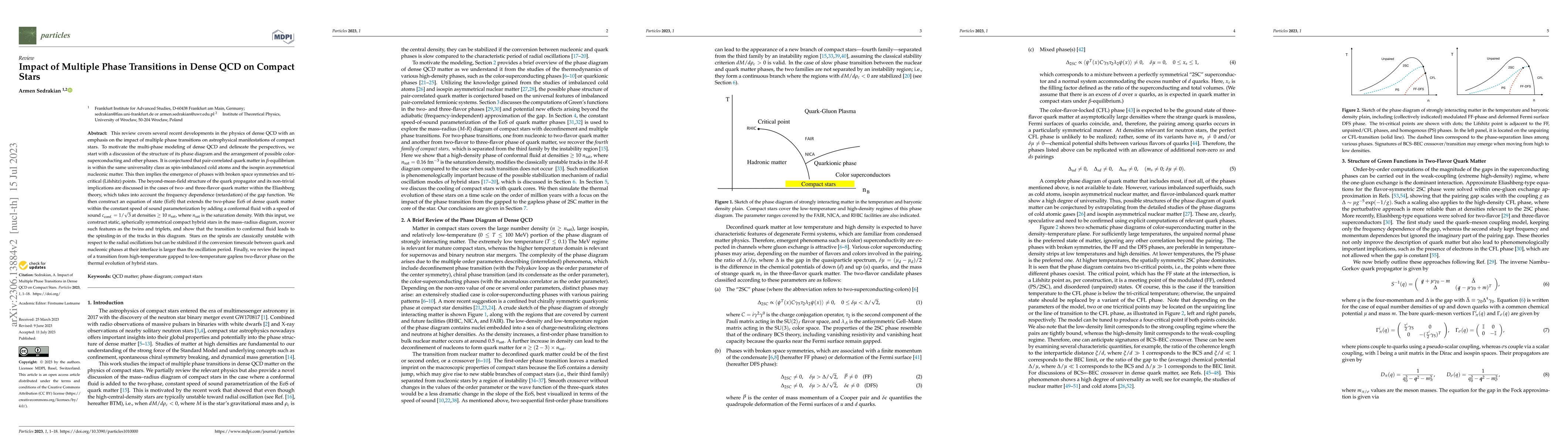Thumbnail for Impact of Multiple Phase Transitions in Dense QCD on Compact Stars