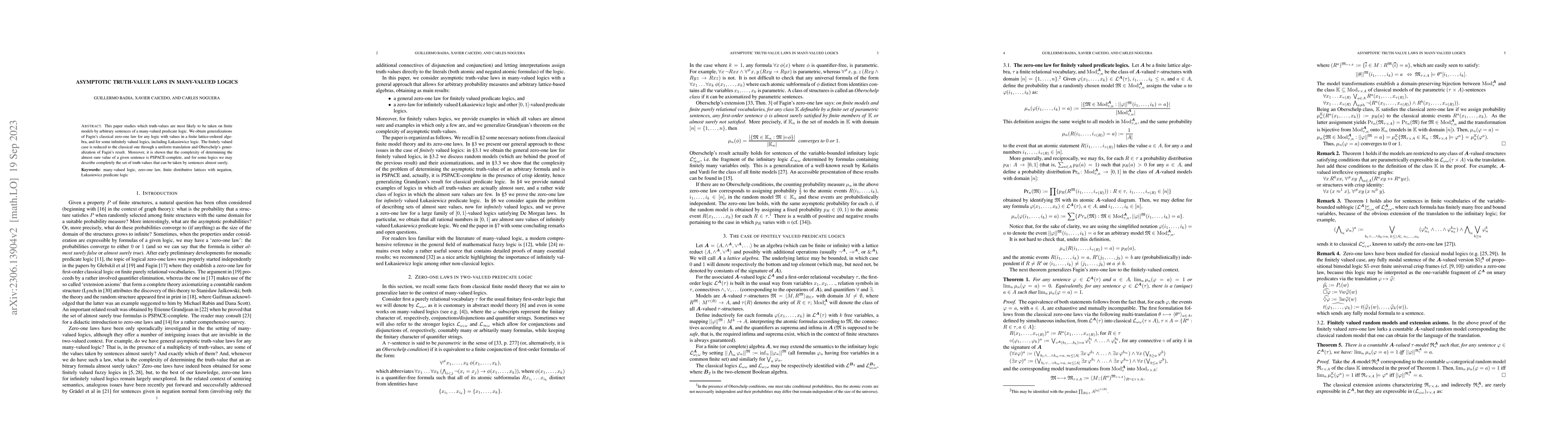 Thumbnail for Asymptotic truth-value laws in many-valued logics