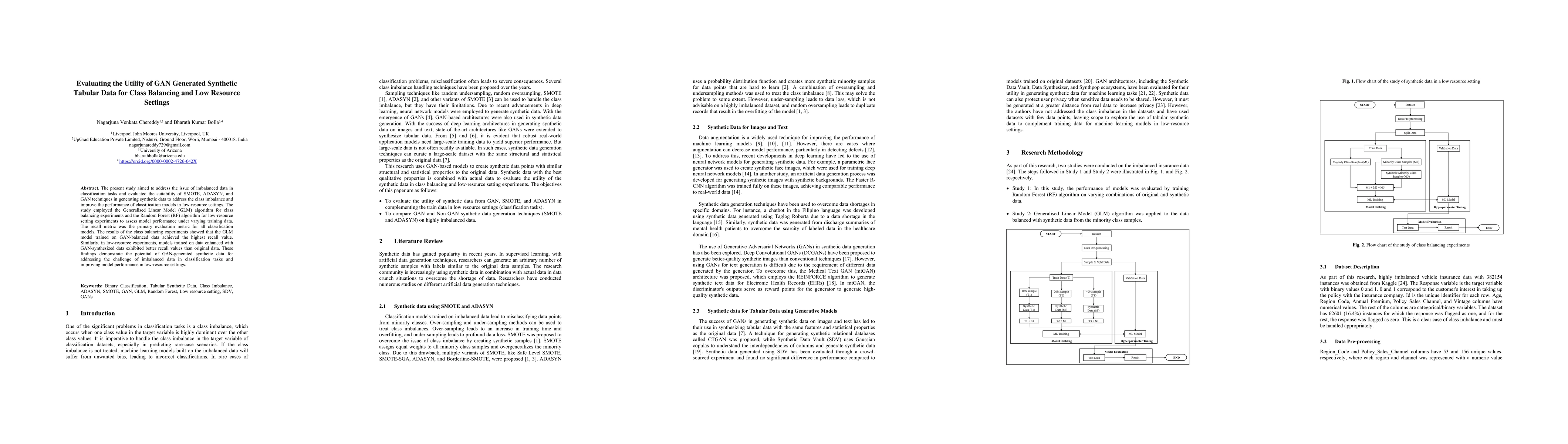 Thumbnail for Evaluating the Utility of GAN Generated Synthetic Tabular Data for Class
  Balancing and Low Resource Settings