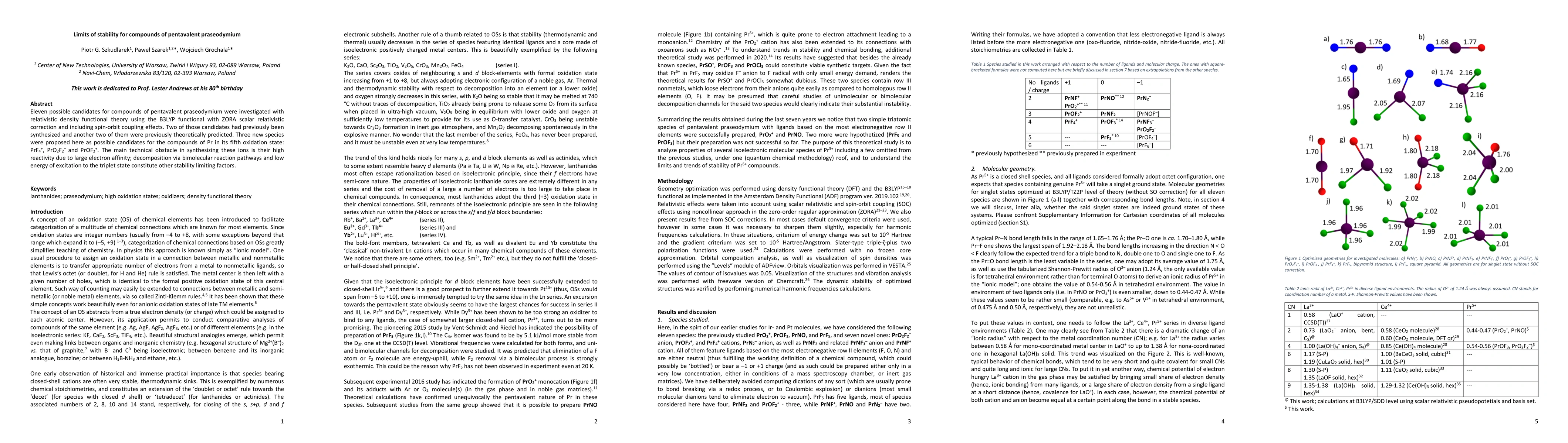 Thumbnail for Limits of stability for compounds of pentavalent praseodymium