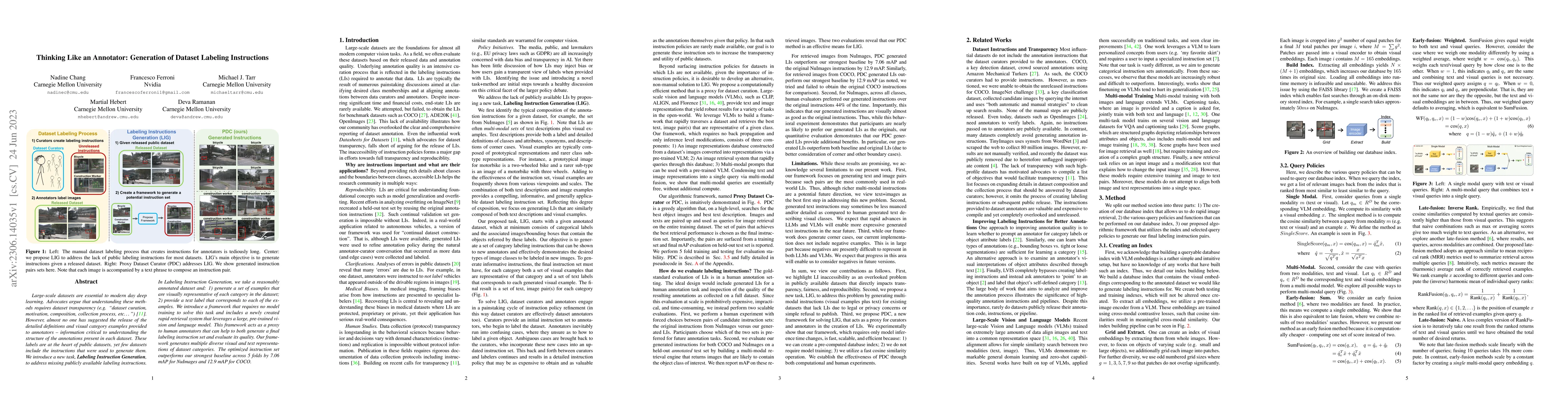Thumbnail for Thinking Like an Annotator: Generation of Dataset Labeling Instructions