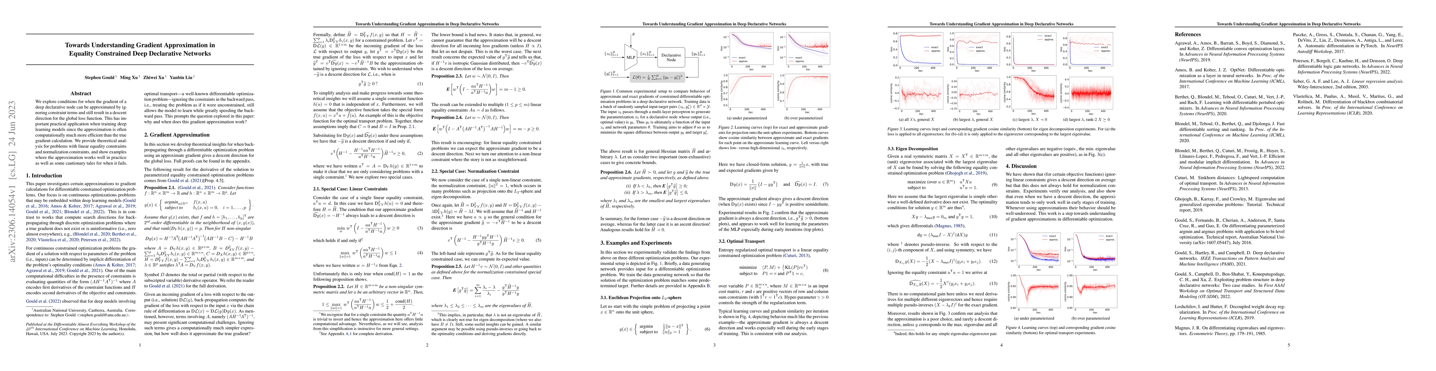 Thumbnail for Towards Understanding Gradient Approximation in Equality Constrained
  Deep Declarative Networks