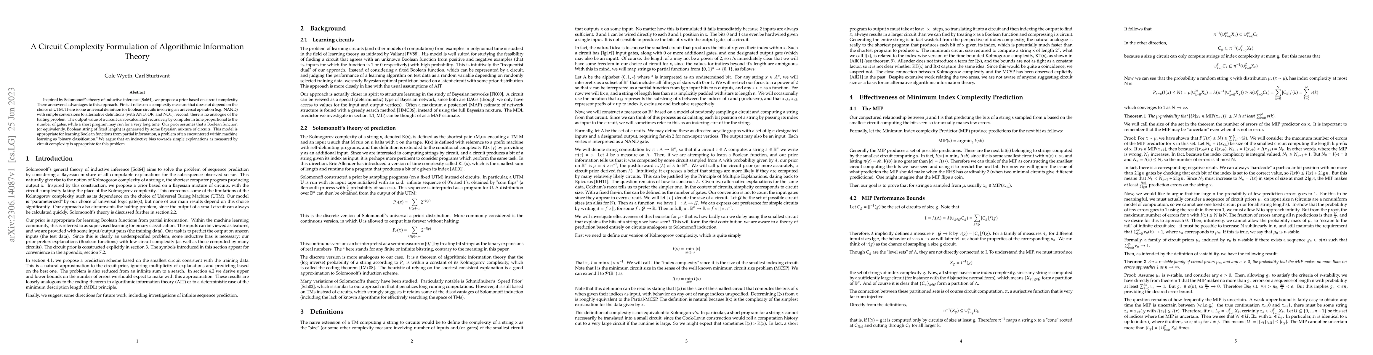 Thumbnail for A Circuit Complexity Formulation of Algorithmic Information Theory