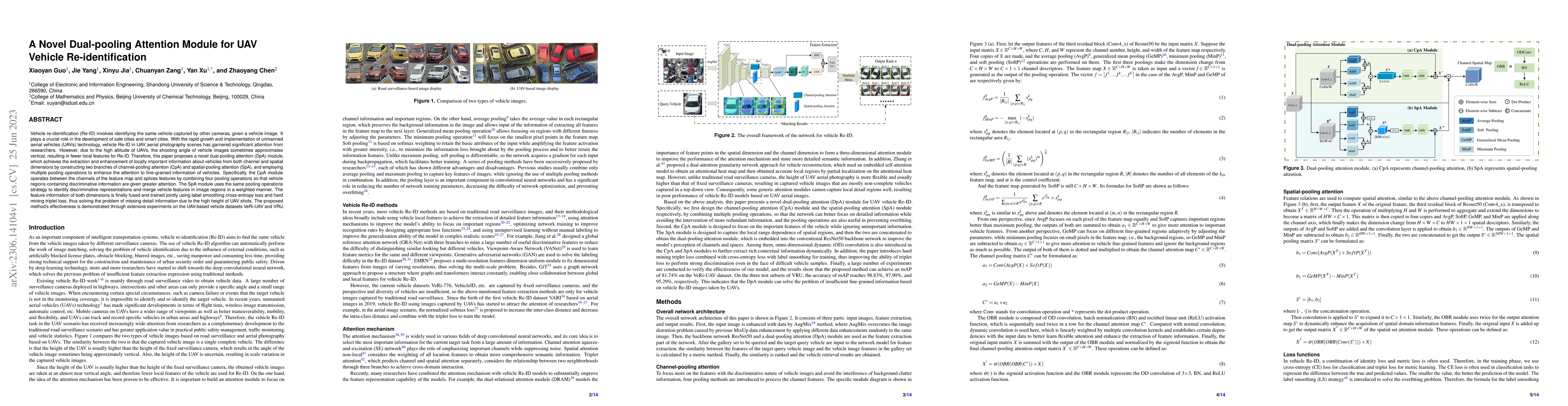 Thumbnail for A Novel Dual-pooling Attention Module for UAV Vehicle Re-identification