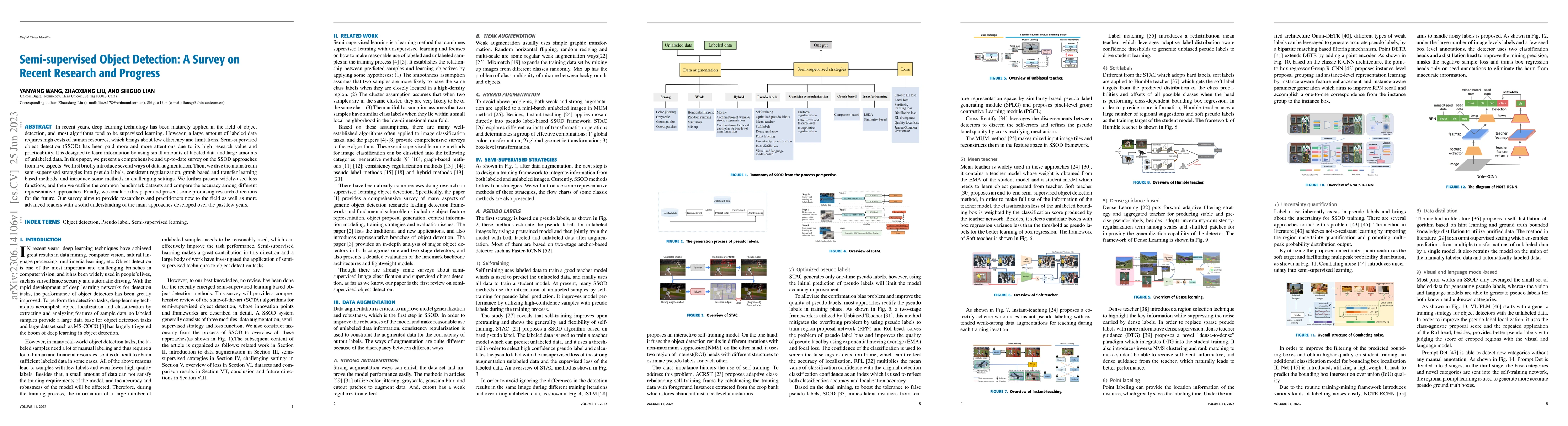 Thumbnail for Semi-supervised Object Detection: A Survey on Recent Research and
  Progress