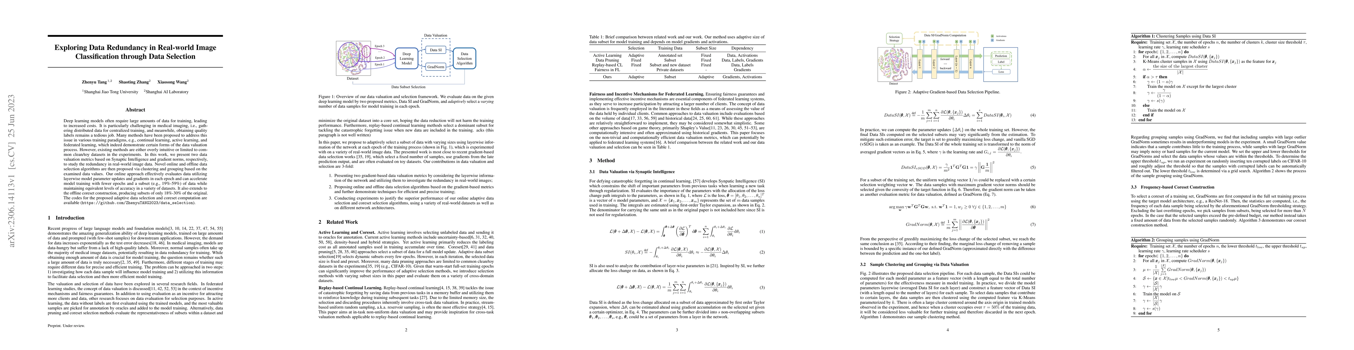 Thumbnail for Exploring Data Redundancy in Real-world Image Classification through
  Data Selection