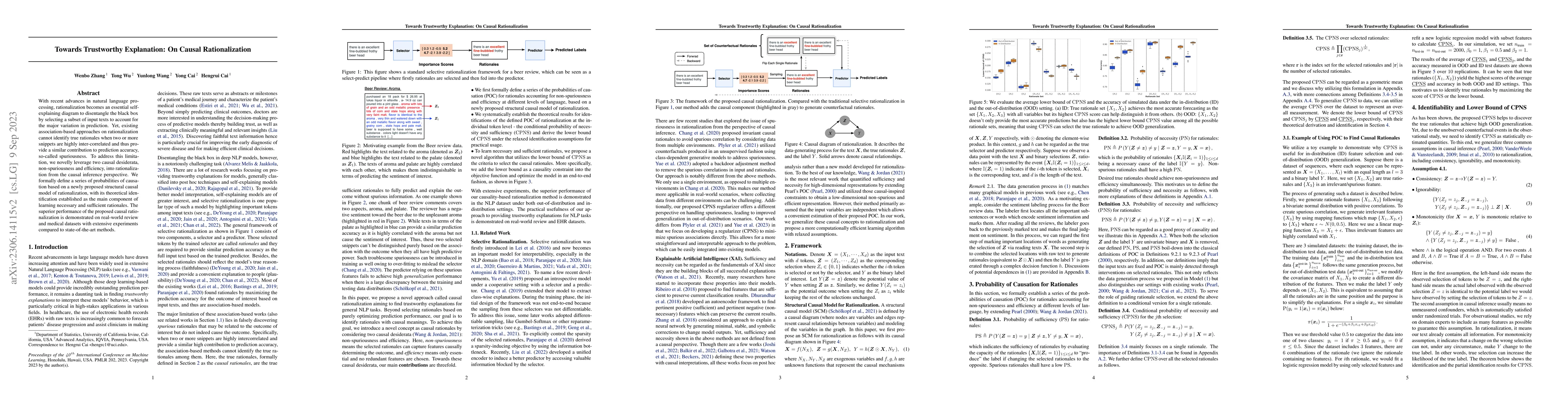 Thumbnail for Towards Trustworthy Explanation: On Causal Rationalization
