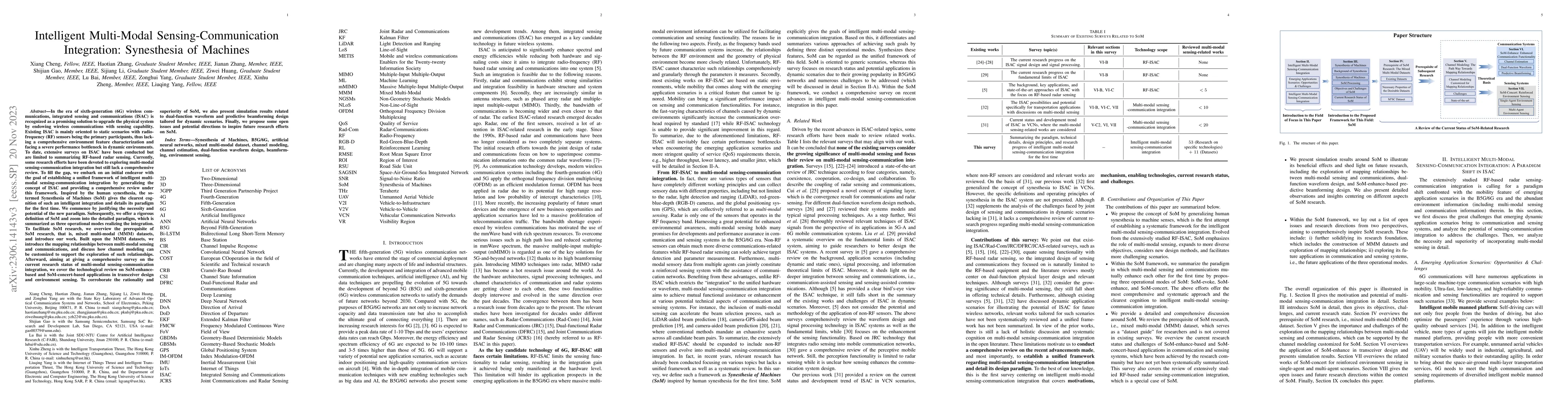 Thumbnail for Intelligent Multi-Modal Sensing-Communication Integration: Synesthesia
  of Machines
