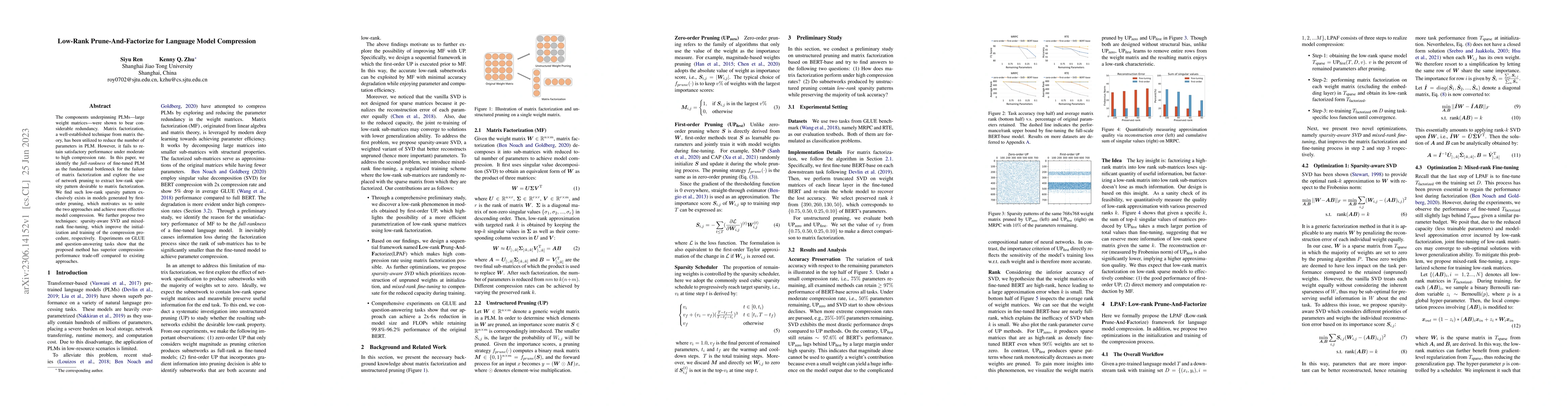 Thumbnail for Low-Rank Prune-And-Factorize for Language Model Compression