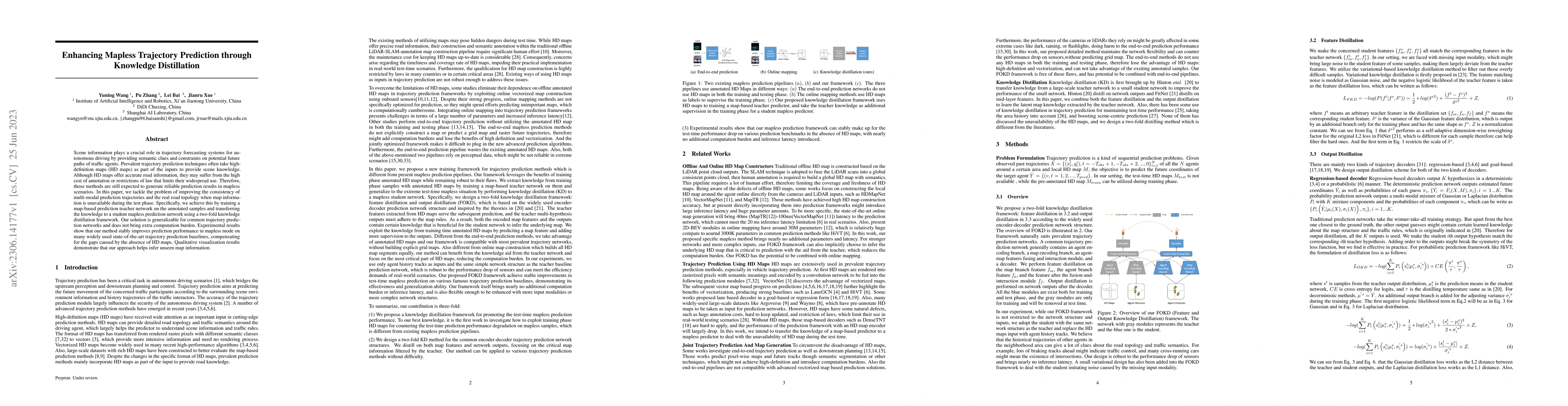 Thumbnail for Enhancing Mapless Trajectory Prediction through Knowledge Distillation