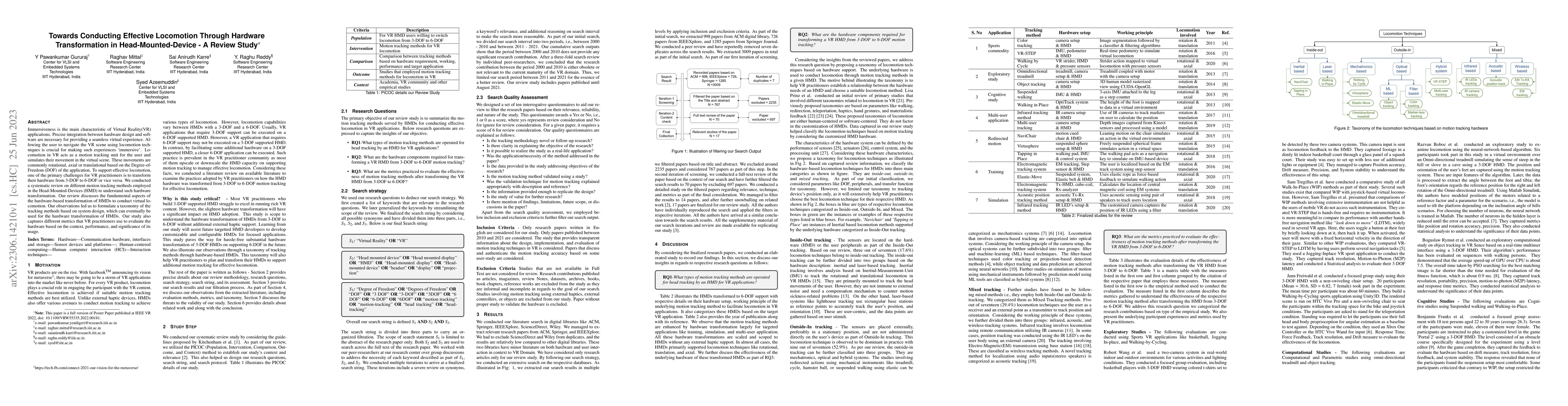 Thumbnail for Towards Conducting Effective Locomotion Through Hardware Transformation
  in Head-Mounted-Device -- A Review Study