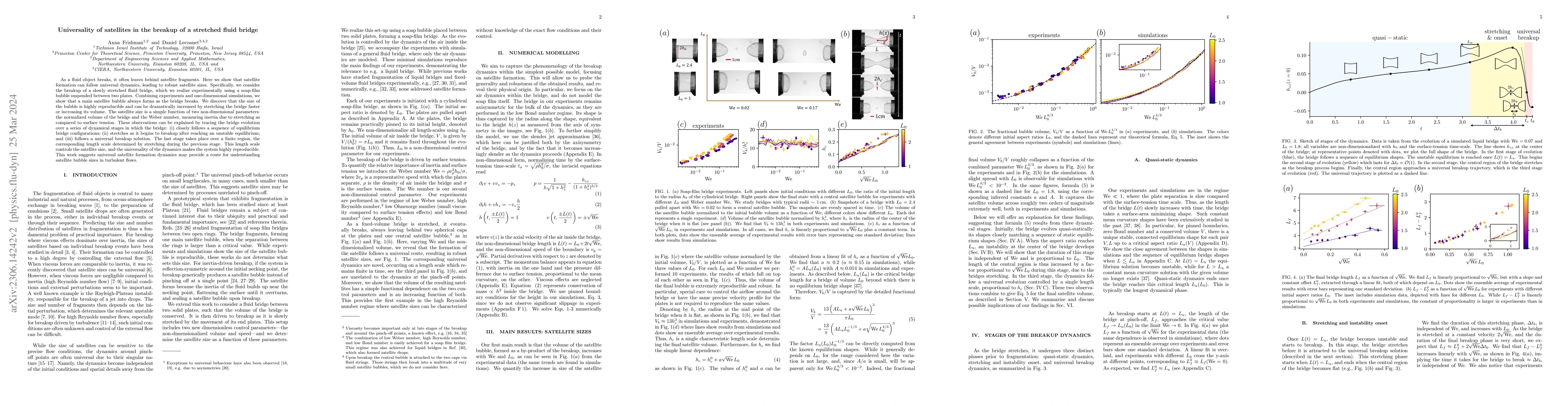 Thumbnail for Universality of satellites in the breakup of a stretched fluid bridge
