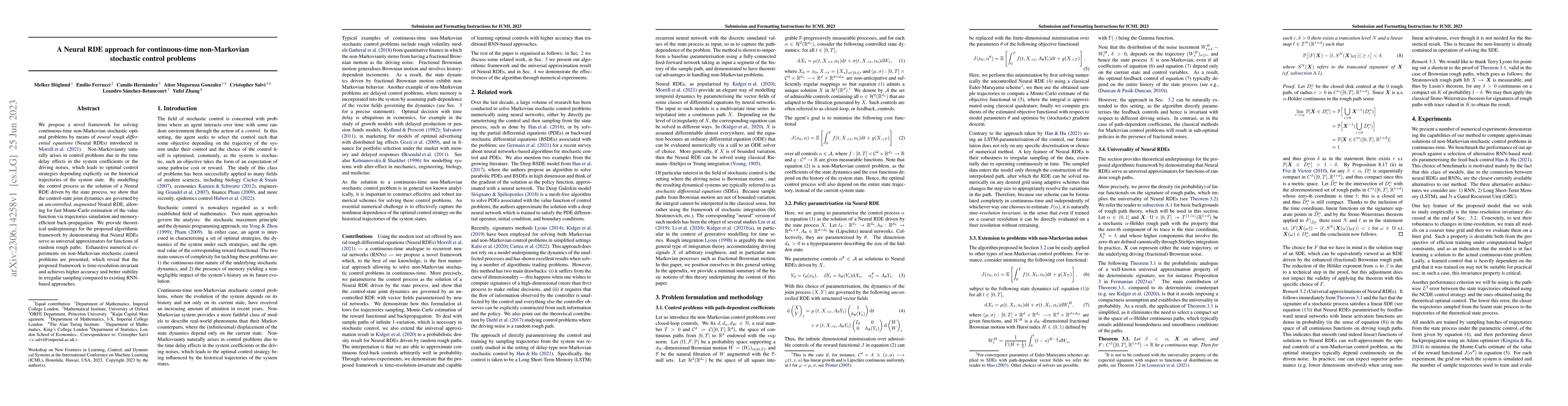 Thumbnail for A Neural RDE approach for continuous-time non-Markovian stochastic
  control problems