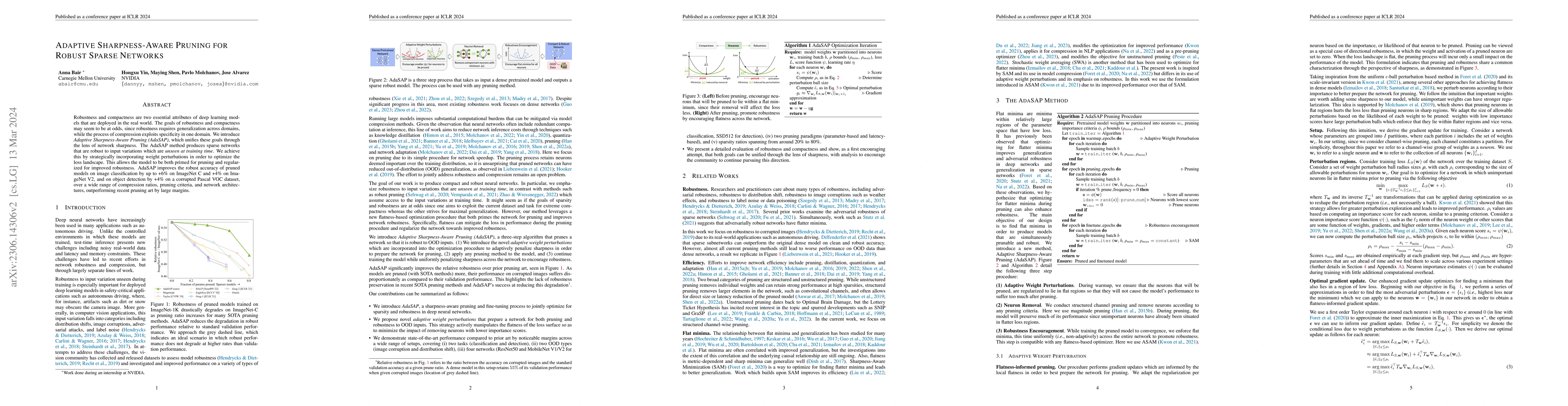 Thumbnail for Adaptive Sharpness-Aware Pruning for Robust Sparse Networks