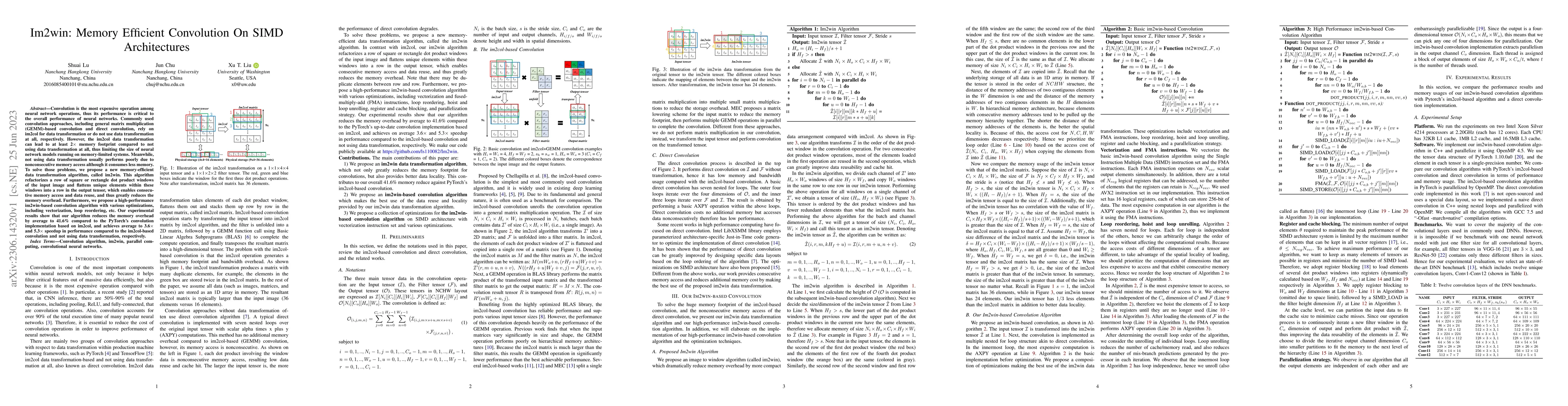 Thumbnail for Im2win: Memory Efficient Convolution On SIMD Architectures