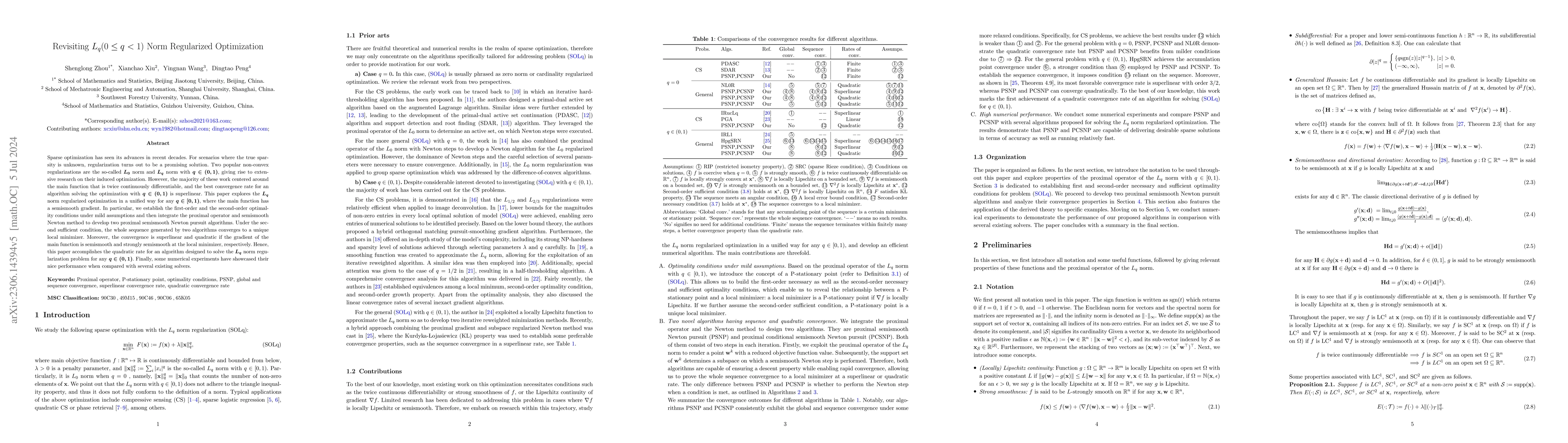Thumbnail for Revisiting $L_q(0\leq q<1)$ Norm Regularized Optimization