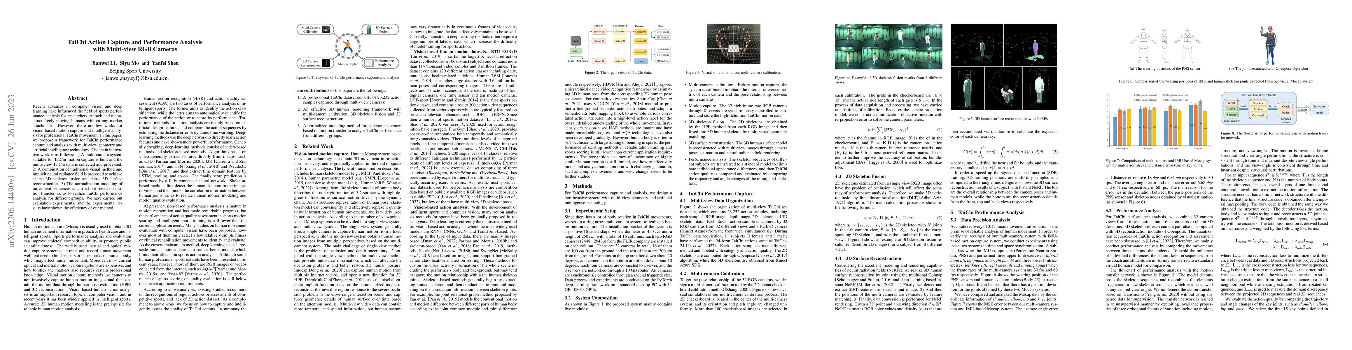 Thumbnail for TaiChi Action Capture and Performance Analysis with Multi-view RGB
  Cameras