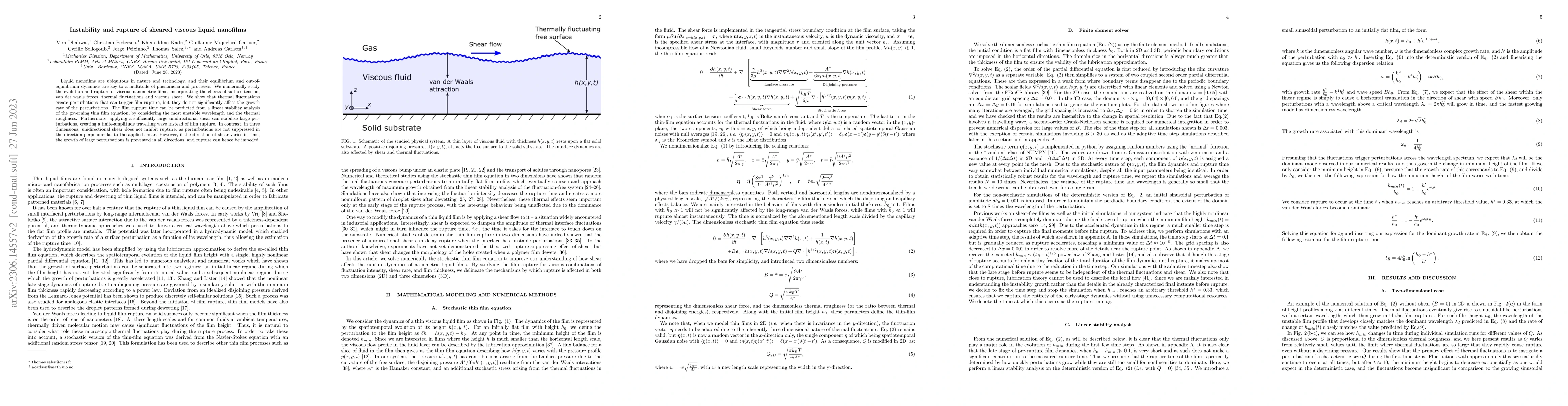Thumbnail for Instability and rupture of sheared viscous liquid nanofilms