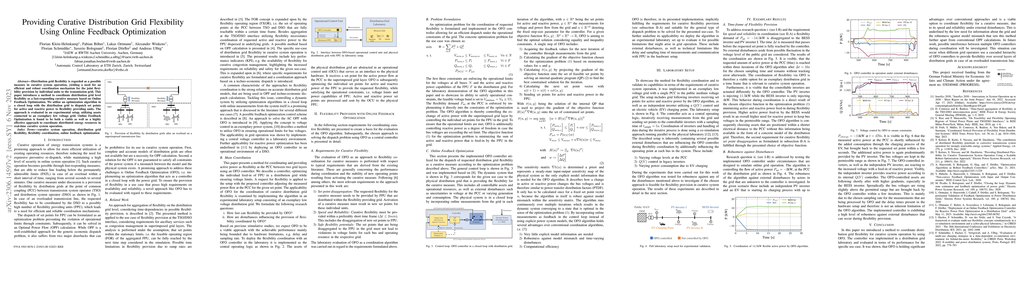 Thumbnail for Providing Curative Distribution Grid Flexibility Using Online Feedback
  Optimization