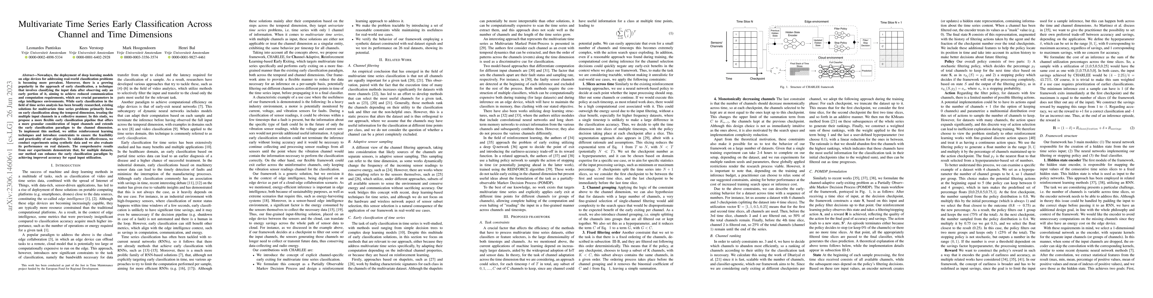Thumbnail for Multivariate Time Series Early Classification Across Channel and Time
  Dimensions