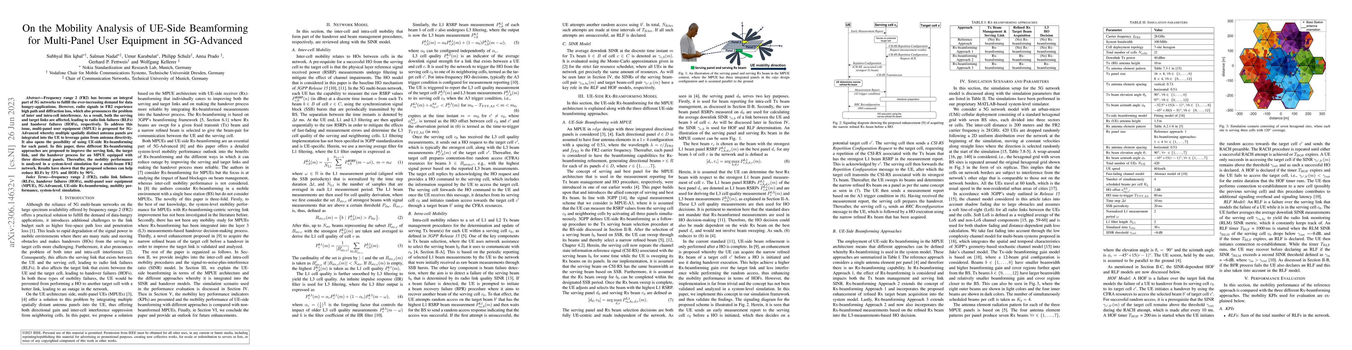 Thumbnail for On the Mobility Analysis of UE-Side Beamforming for Multi-Panel User
  Equipment in 5G-Advanced