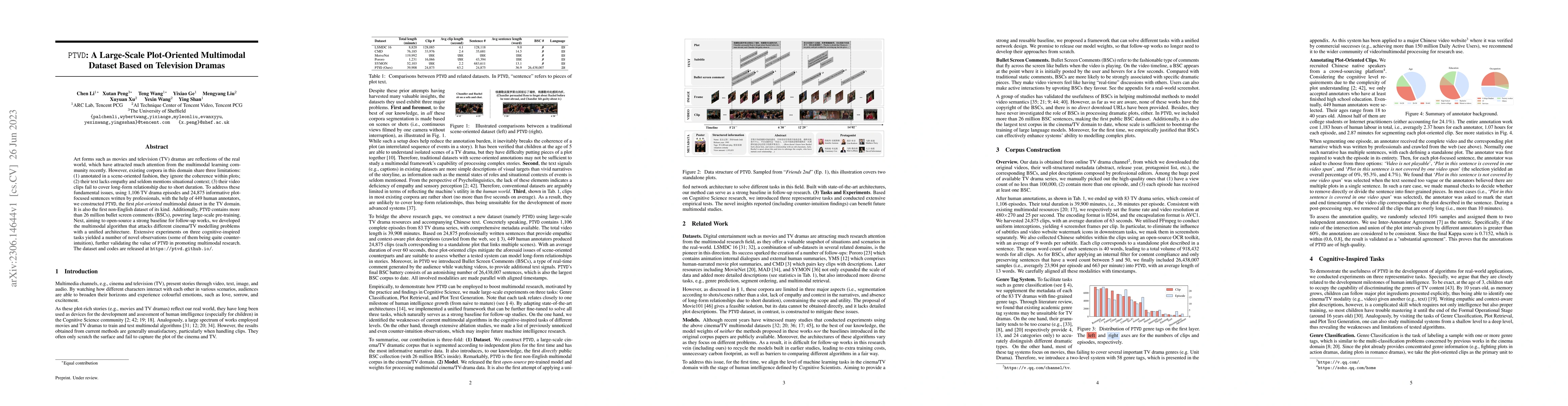 Thumbnail for PTVD: A Large-Scale Plot-Oriented Multimodal Dataset Based on Television
  Dramas