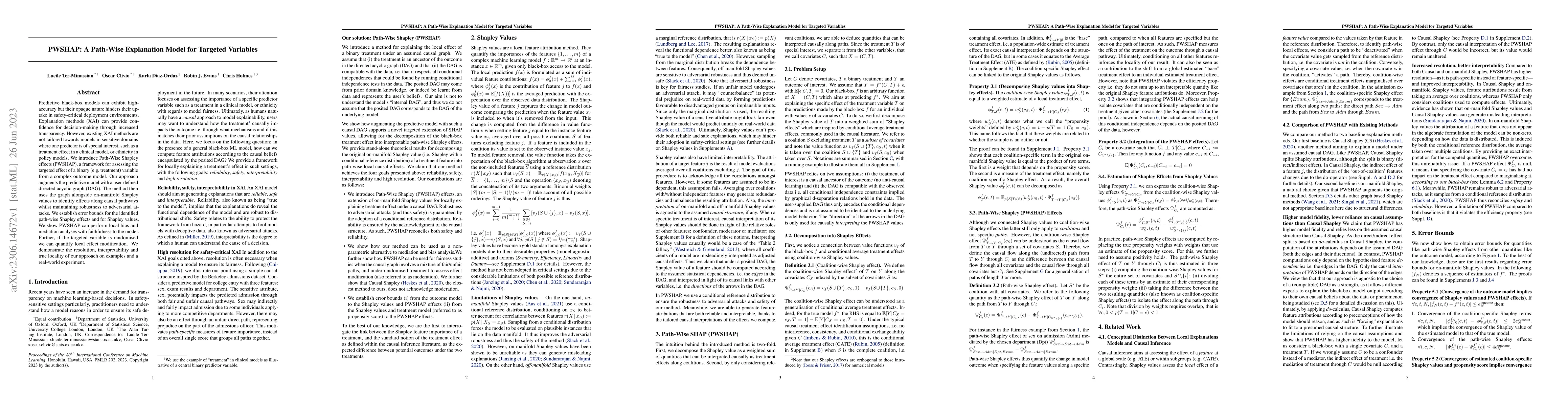 Thumbnail for PWSHAP: A Path-Wise Explanation Model for Targeted Variables