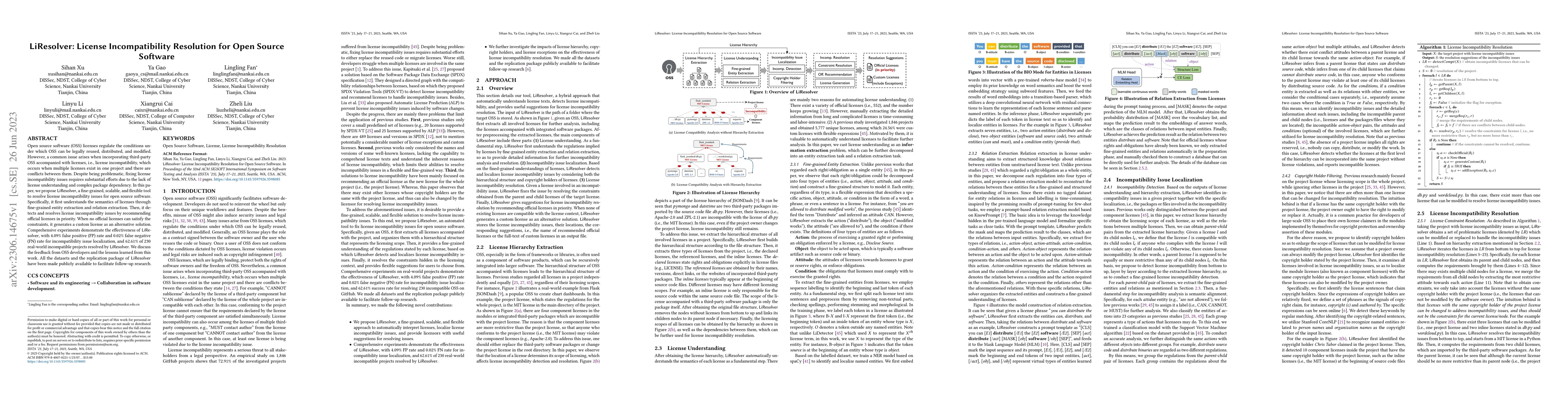 Thumbnail for LiResolver: License Incompatibility Resolution for Open Source Software